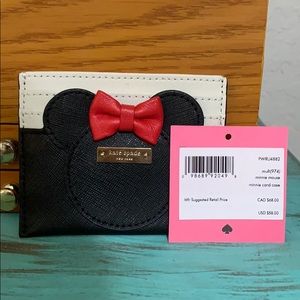 Kate Spade X Minnie Mouse credit card holder